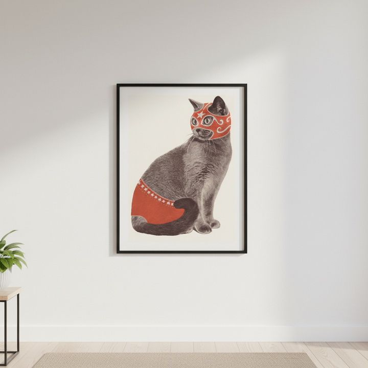 Chat Catcheur by Florent Bodart