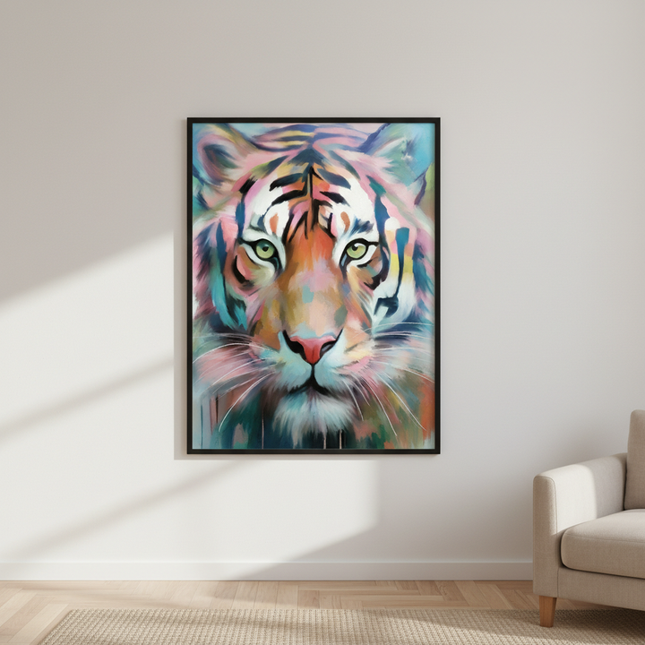 Rainbow Tiger by Inkheart Designs