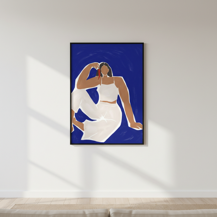 Woman with Chili by Ivy Green Illustrations