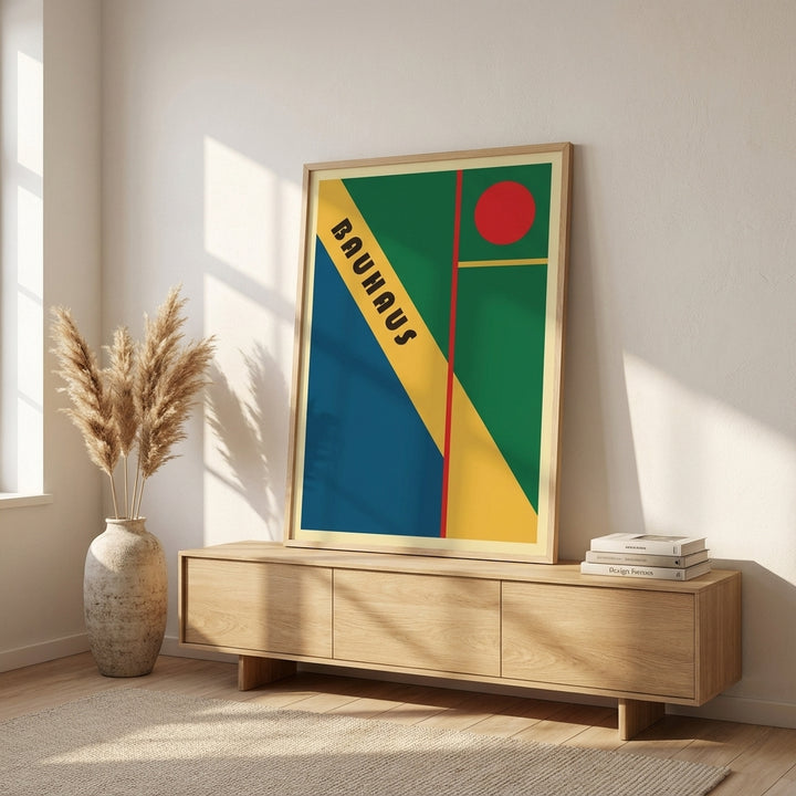 Red Circle Study by Bauhaus