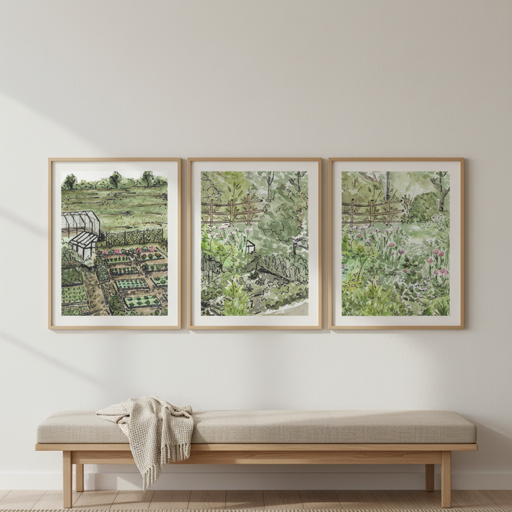 A Trio of Gardens by Josephine Wianto