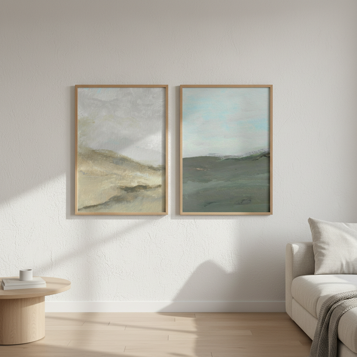 A Gust of Green Wind Pair by Josephine Wianto