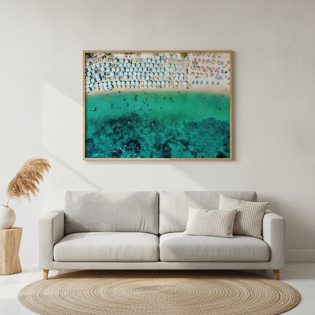 Mediterranean Aerial Coastal Beach Photography