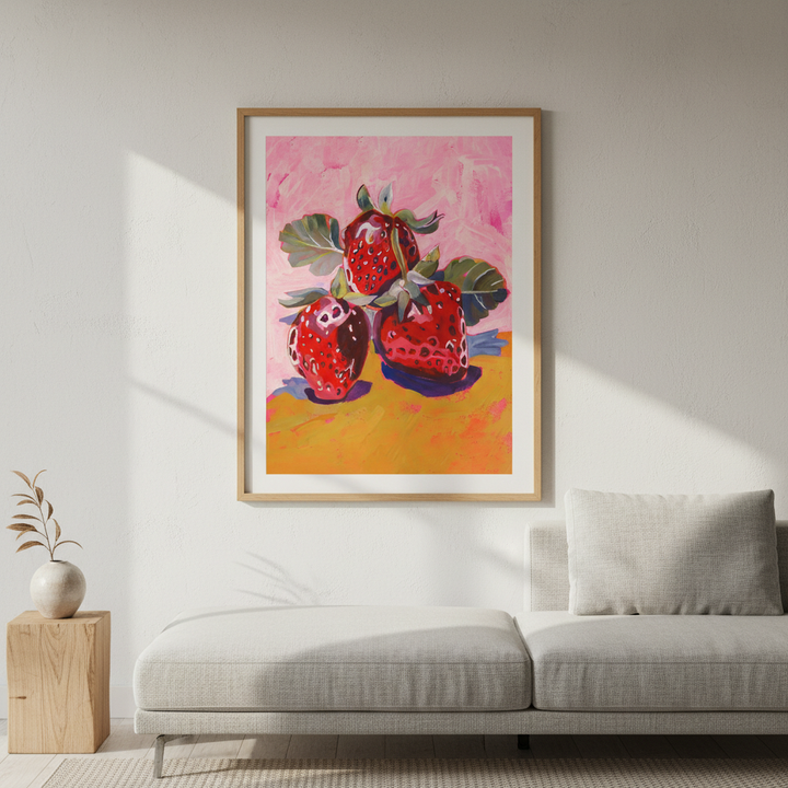 Fresh Strawberries by Lucrecia Caporale