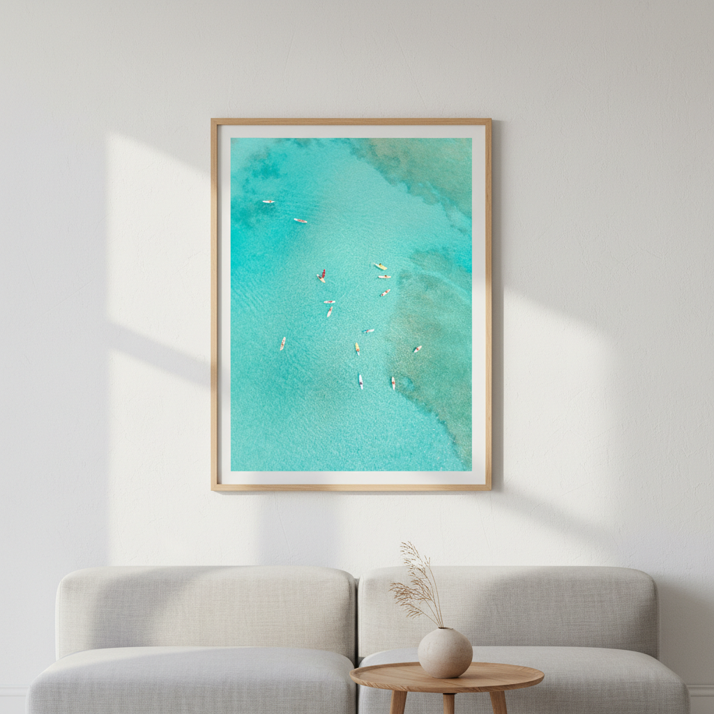 Cyan Serenity by Richard Podgurski