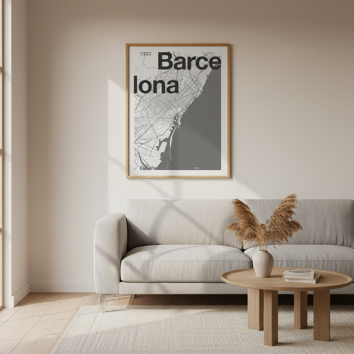 Barcelona Map by Florent Bodart
