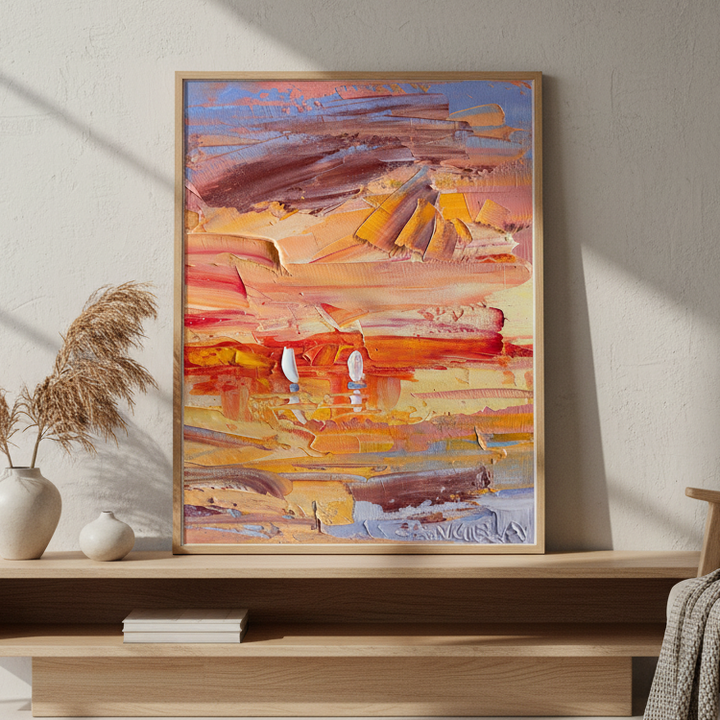 Sunset Duet by Angela Hawkey