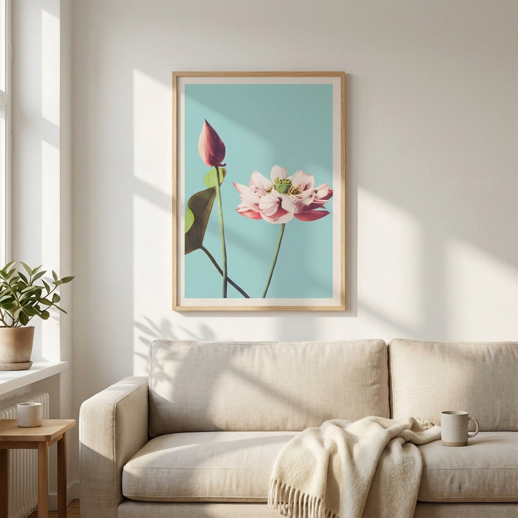 Lotus Flower Vintage by Ogawa Kazumasa