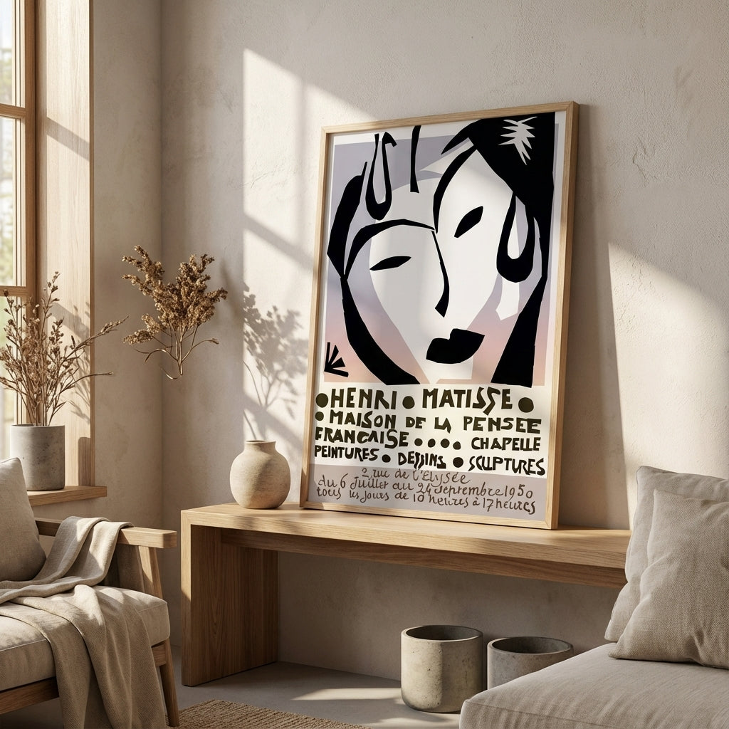 Exhibition Vintage Poster by Henri Matisse