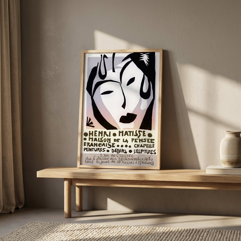 Exhibition Vintage Poster by Henri Matisse