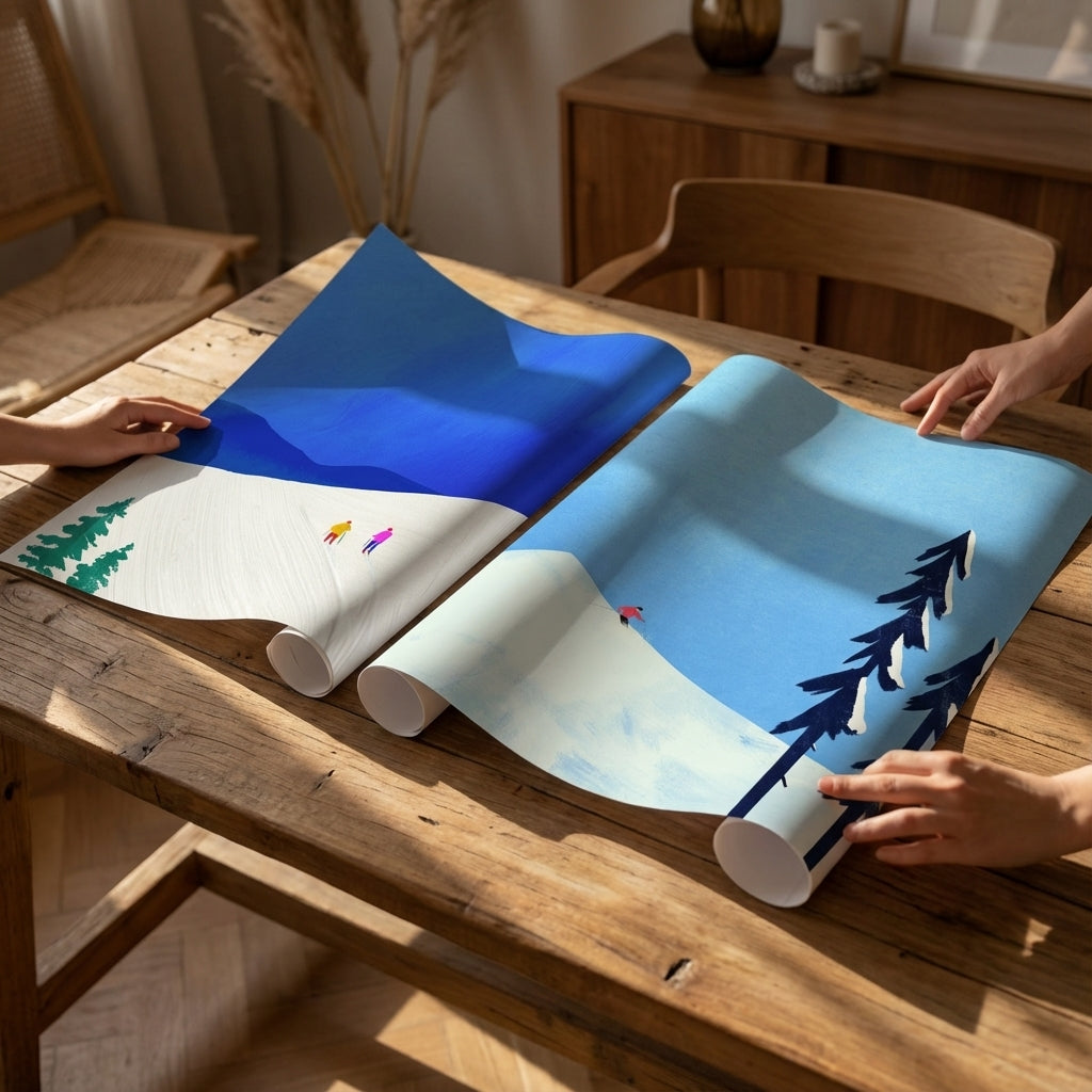 Snow Buddies Pair by Henry Rivers