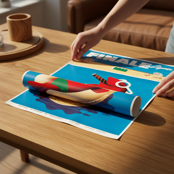 Finale Ligure Italy Vintage Advertisement Poster