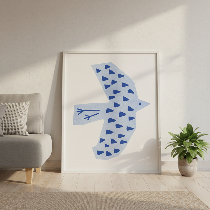 Blue Bird by Silvia Visscher