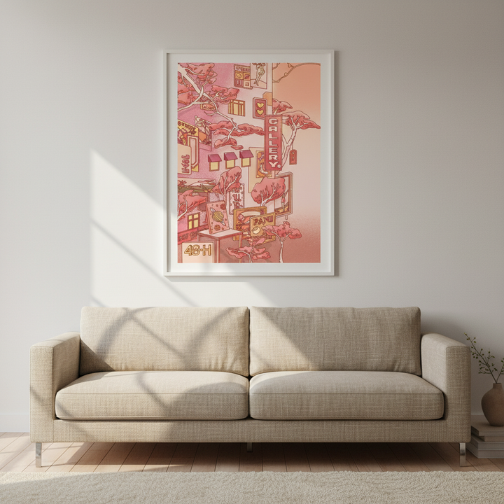 Sundays at the Sake Hotel I Sunset by Lauren Ly