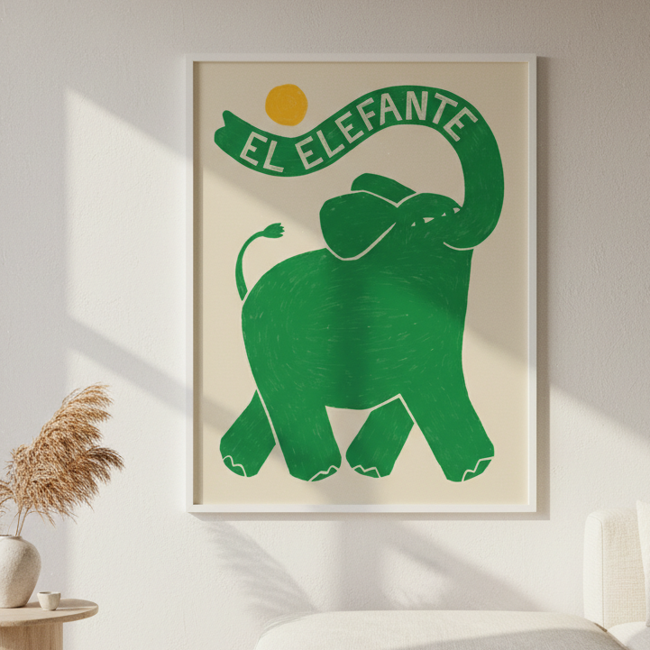 El Elefante Green by Manne Jalilian