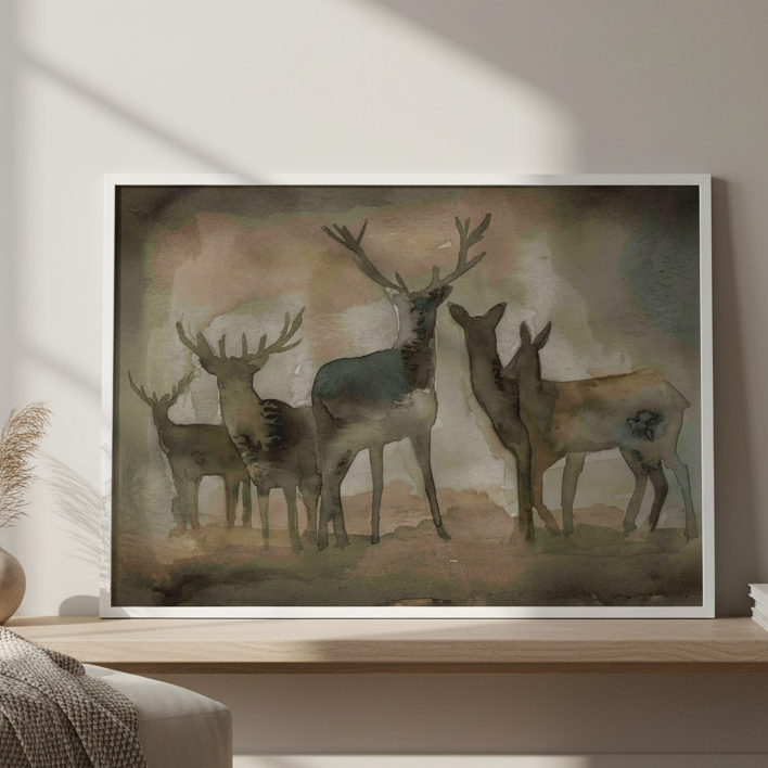 Brown Deer Herd by Meredith O'Neal