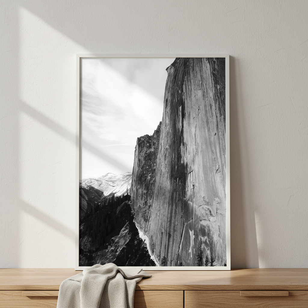 Yosemite Summit Black and White by Hope Bainbridge