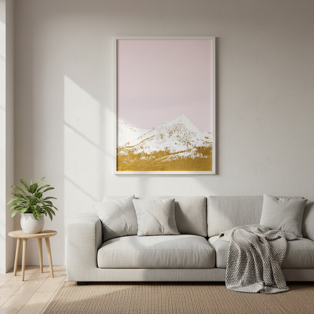 Snow-Capped Gold Mountains by Hope Bainbridge