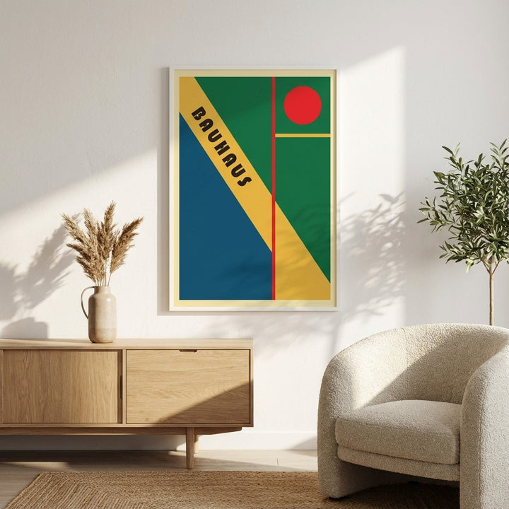 Red Circle Study by Bauhaus