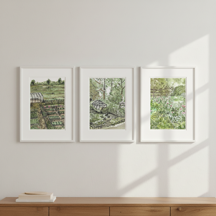 A Trio of Gardens by Josephine Wianto