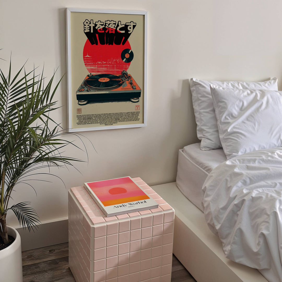 Japanese Vintage Vinyl Music Poster