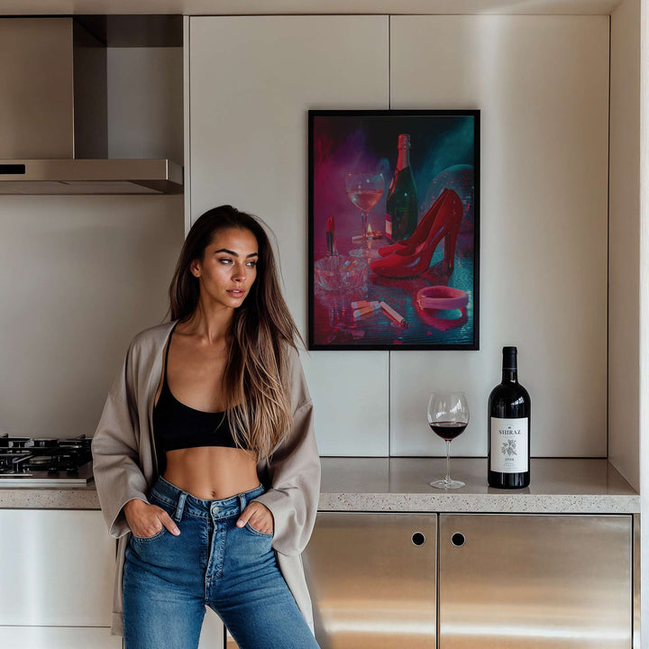 Heels and Bad Decisions Wall Art