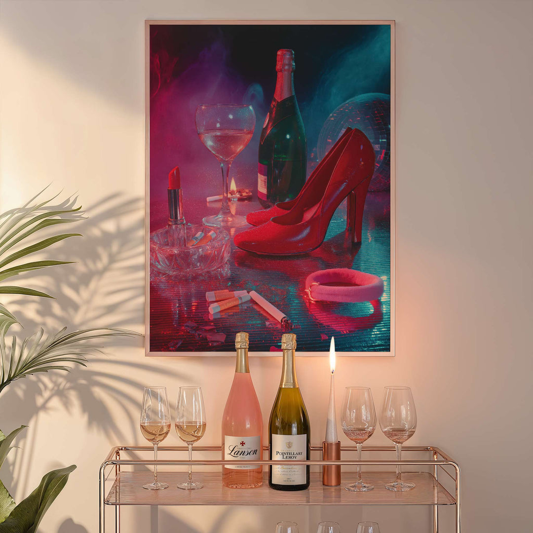 Heels and Bad Decisions Wall Art