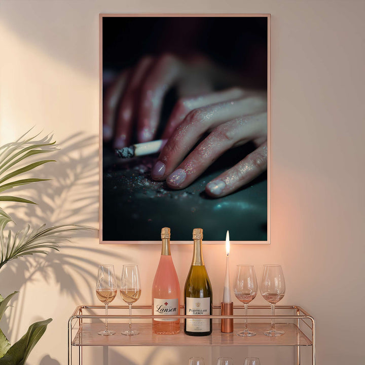 Ash and Glitter Wall Art