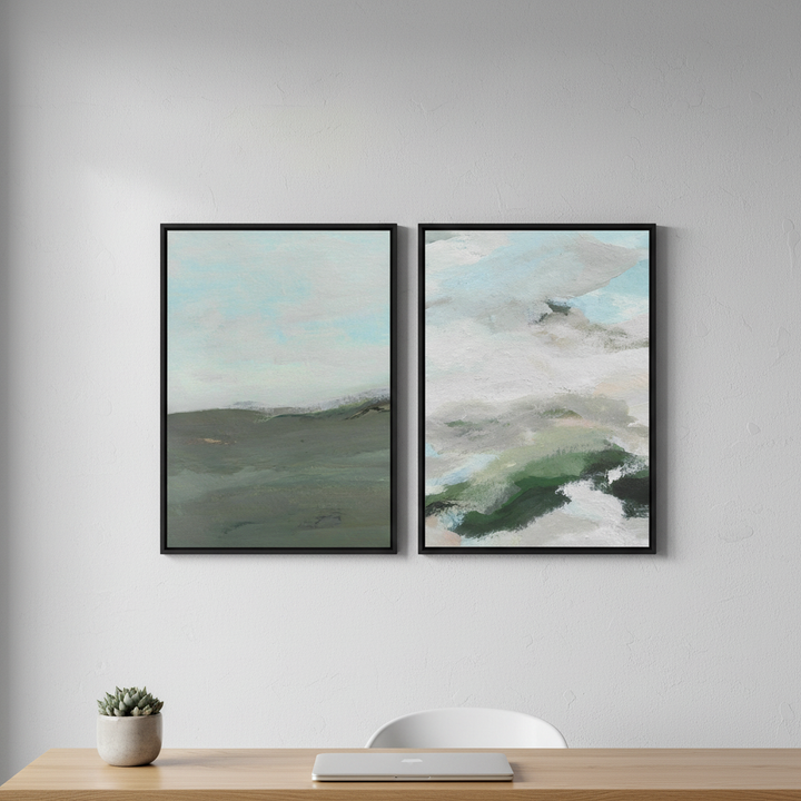 Land and Sky Landscape Duo by Josephine Wianto