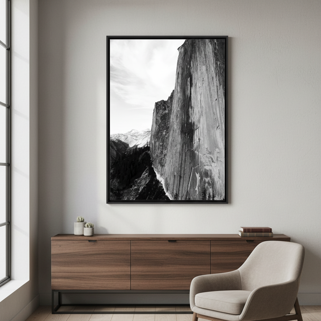 Yosemite Summit Black and White by Hope Bainbridge