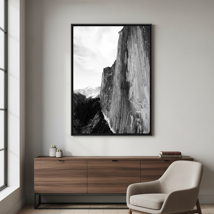 Yosemite Summit Black and White by Hope Bainbridge