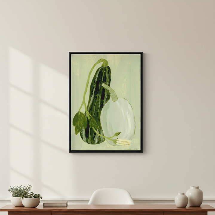 Calabaza Y Calabacin Verde by Marina GarcÃ­a FernÃ¡ndez