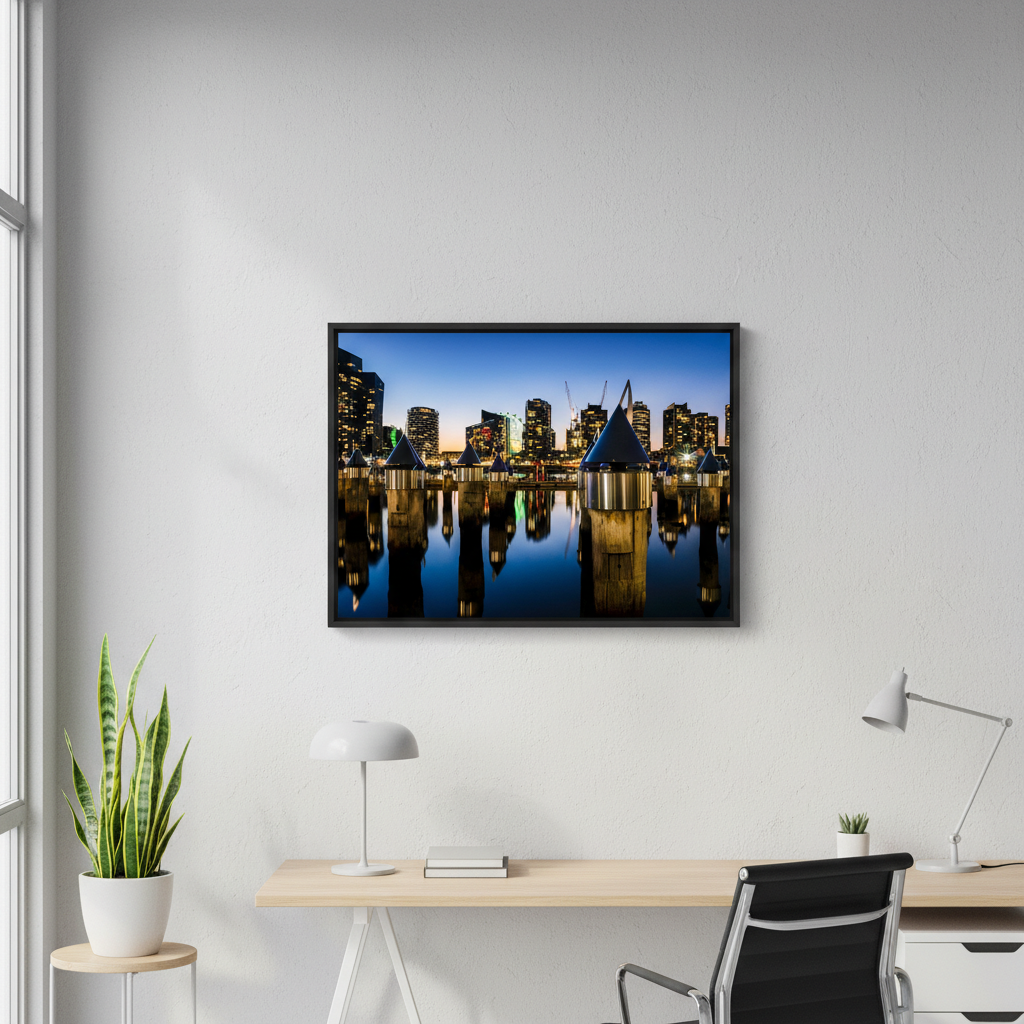 Melbourne Docklands at Blue Hour by Steven Scott