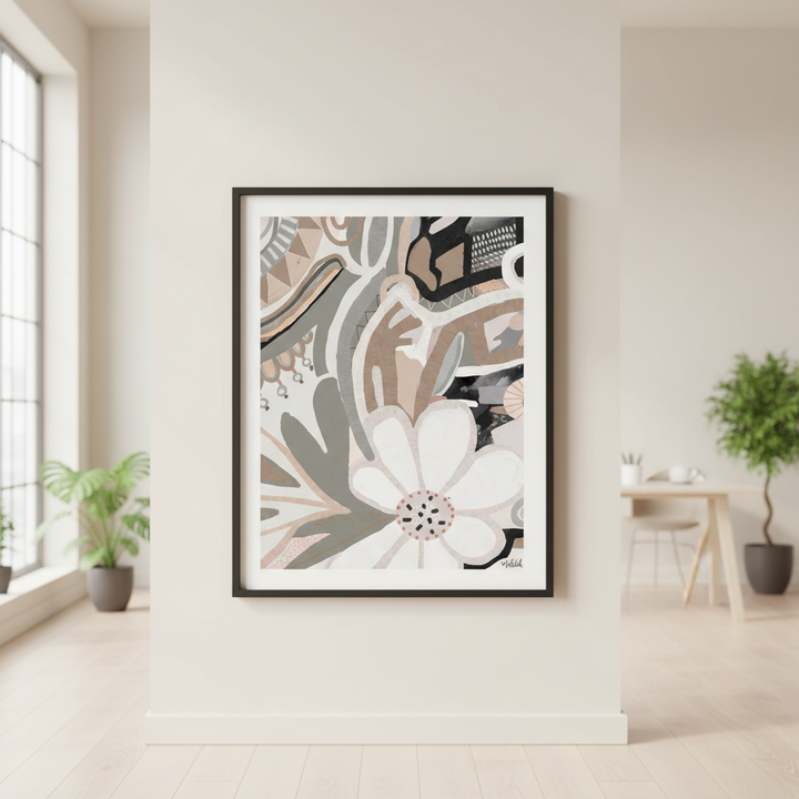 Polly Earth Flower by Inkheart Designs