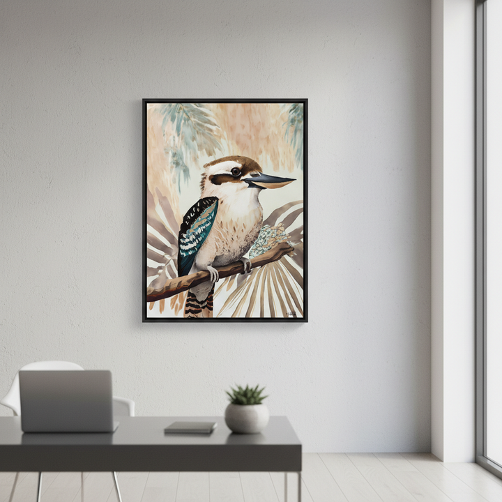 Kookaburra Palm by Inkheart Designs