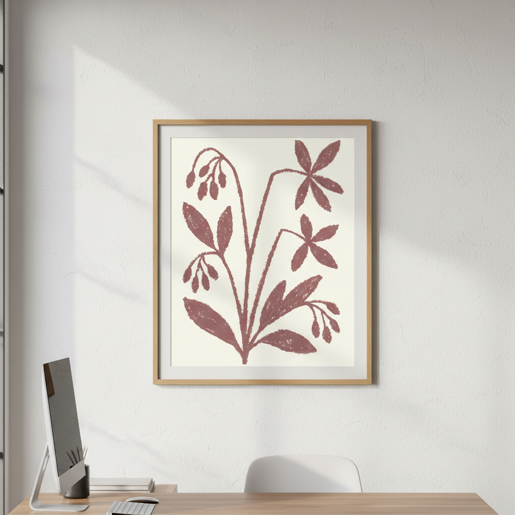 Floral Plant by Silvia Visscher