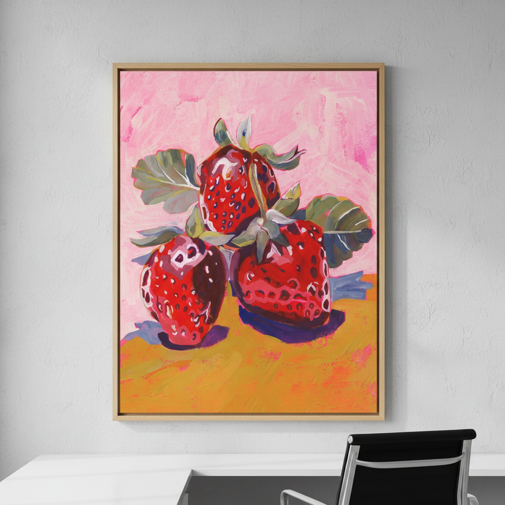 Fresh Strawberries by Lucrecia Caporale