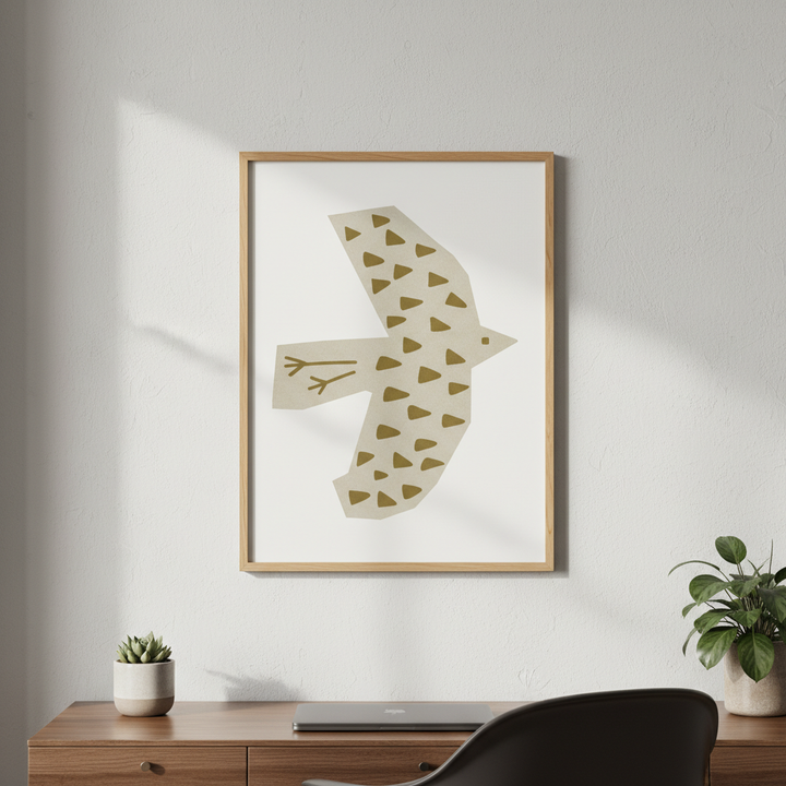 Olive Bird by Silvia Visscher