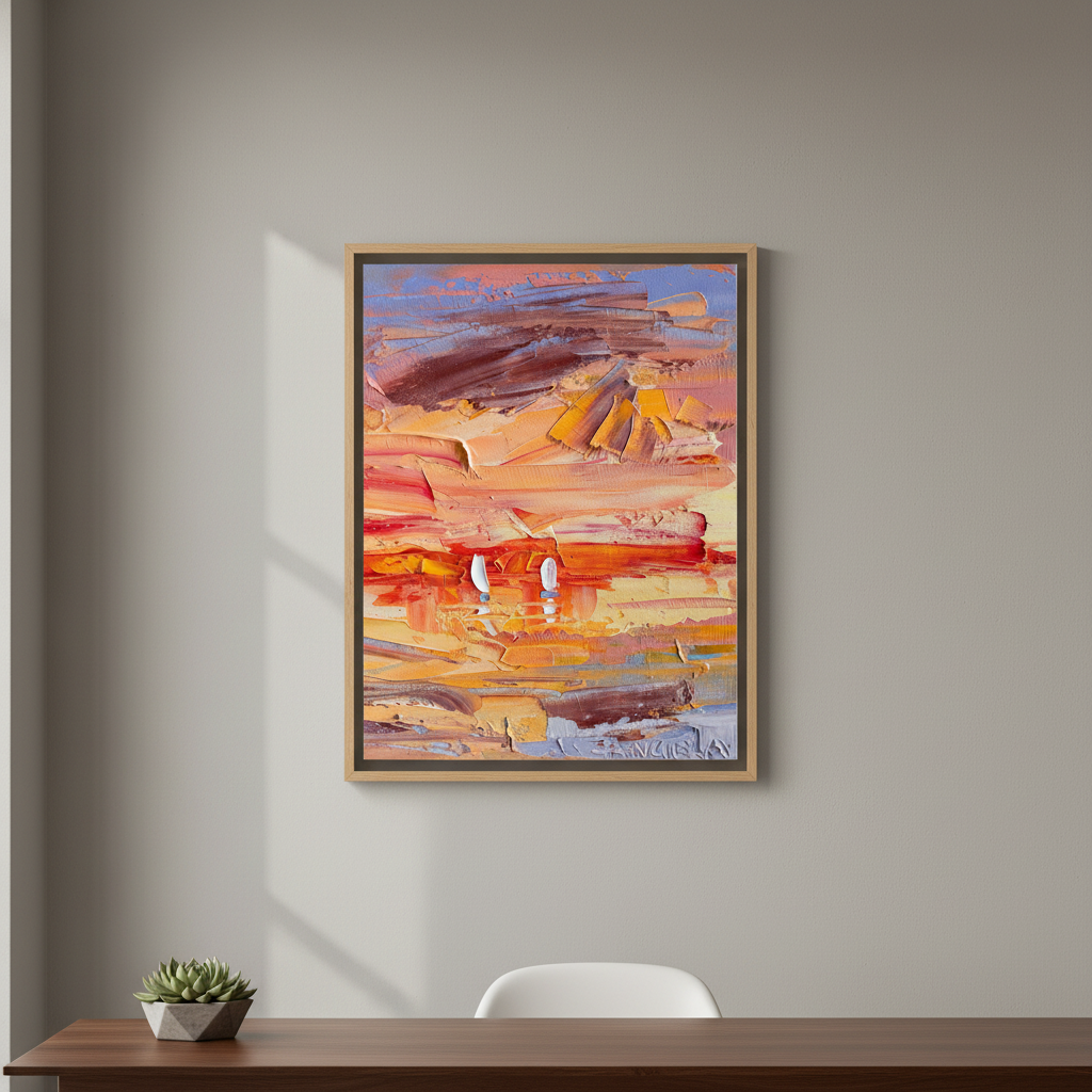 Sunset Duet by Angela Hawkey