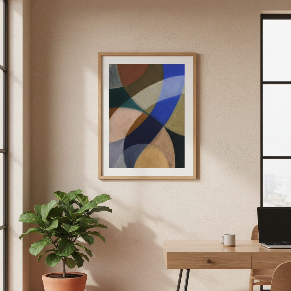 Indigo Descent by Berit Mongensen Lopez