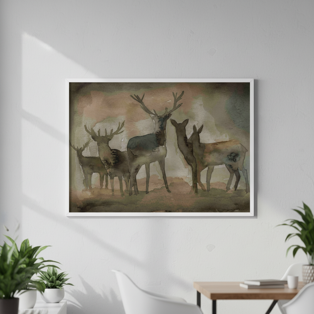 Brown Deer Herd by Meredith O'Neal