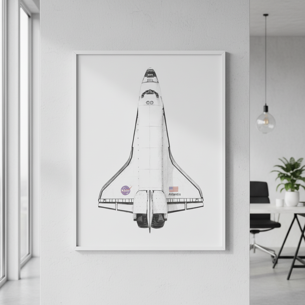 Atlantis Black & White by Florent Bodart