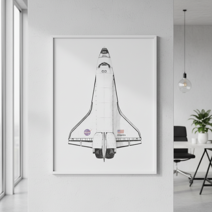 Atlantis Black & White by Florent Bodart