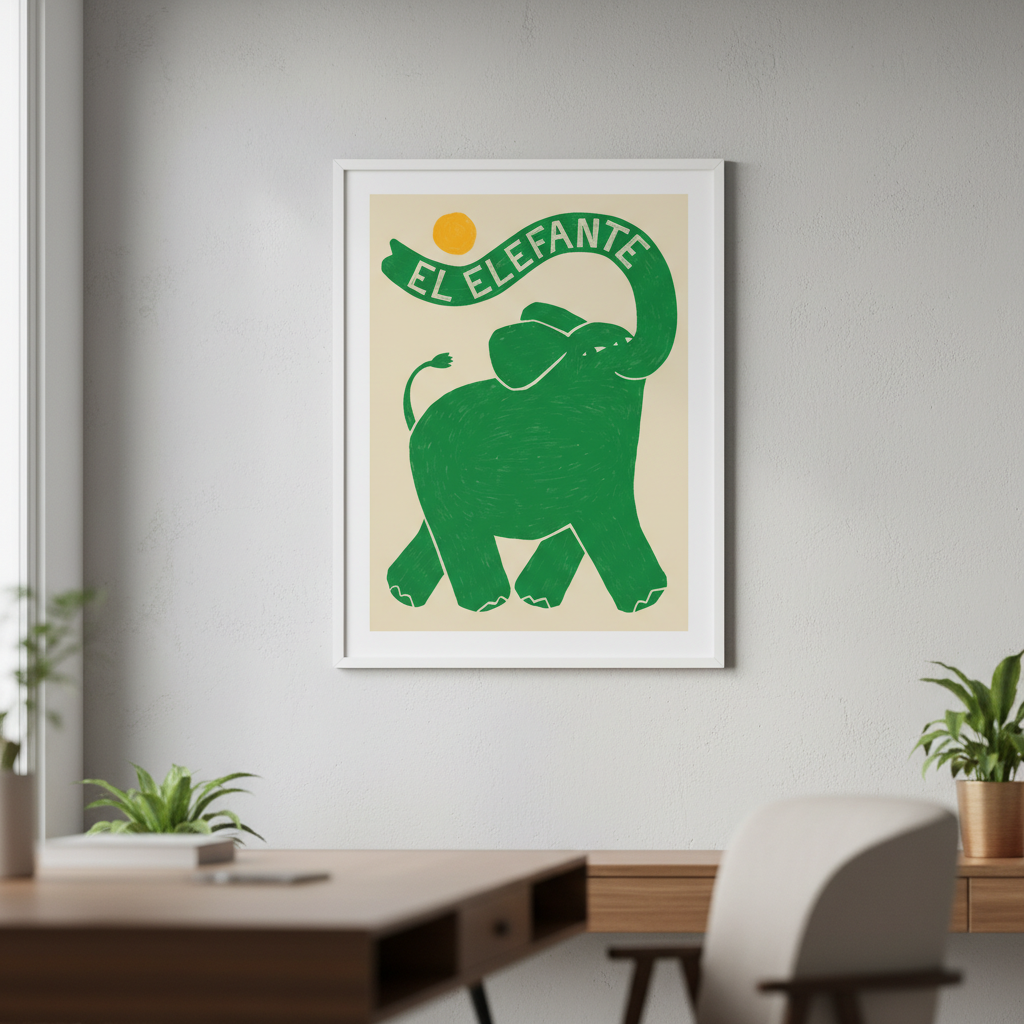 El Elefante Green by Manne Jalilian