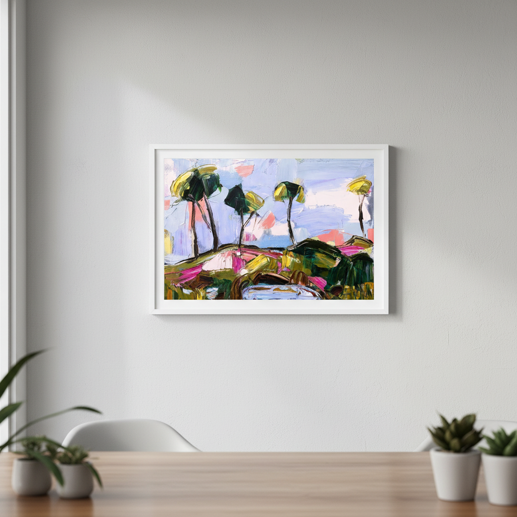 Breezy Hilltop by Angela Hawkey