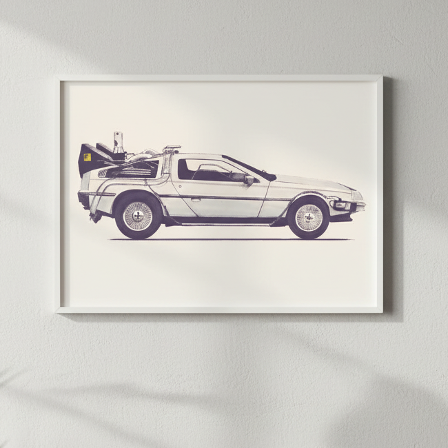 Delorean by Florent Bodart