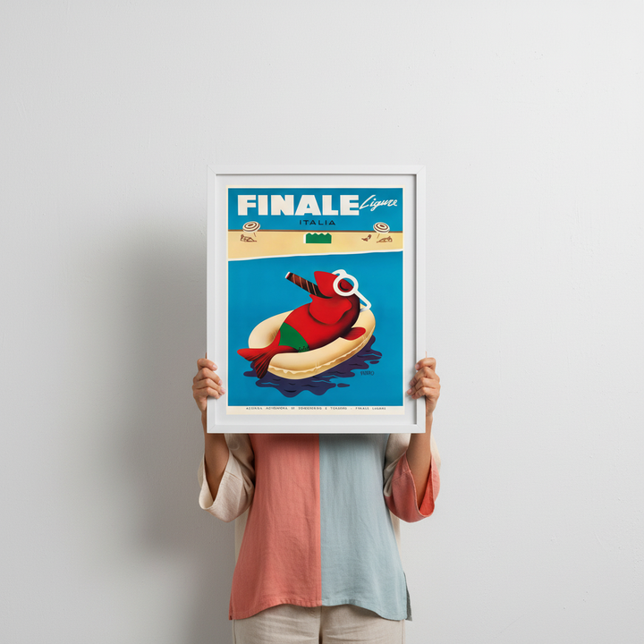 Finale Ligure Italy Vintage Advertisement Poster