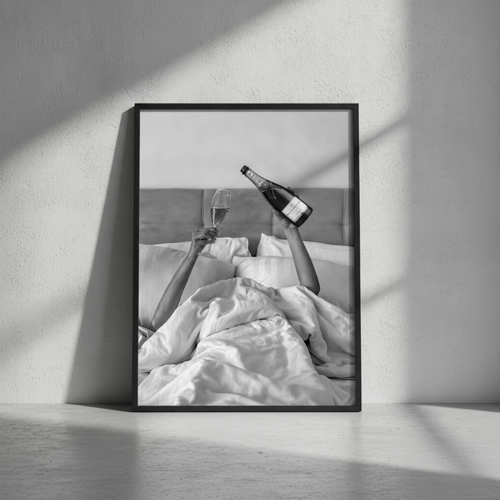 Champagne Bed and Breakfast Photograph Wall