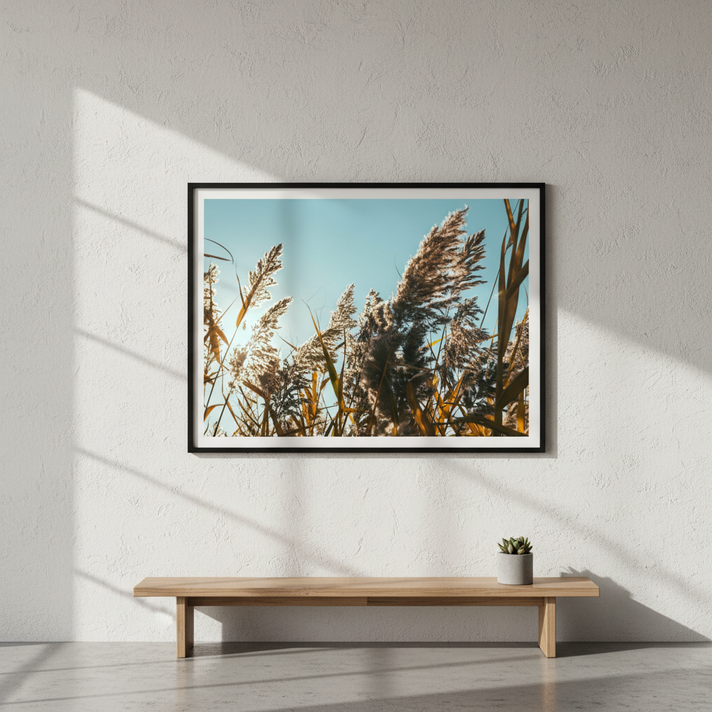 Illuminated Reeds by Aaron Borchardt