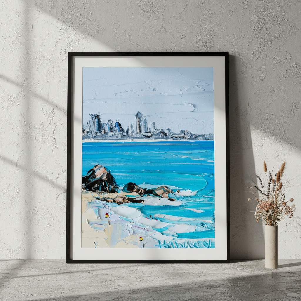 City Beach by Angela Hawkey